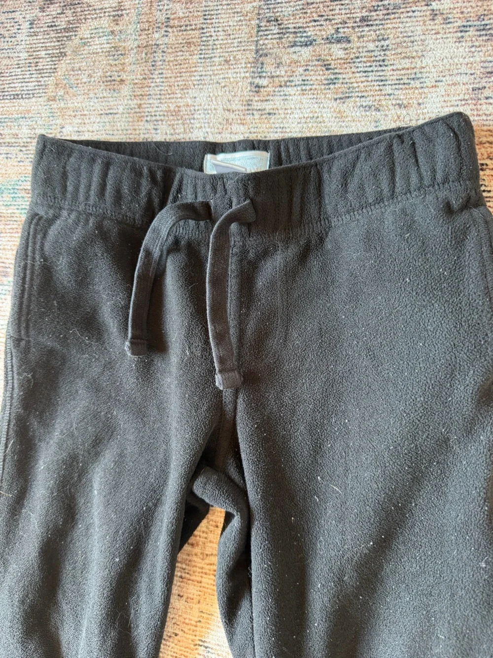 Old Navy Black Kids Pull-On Jogger Pants Fleece